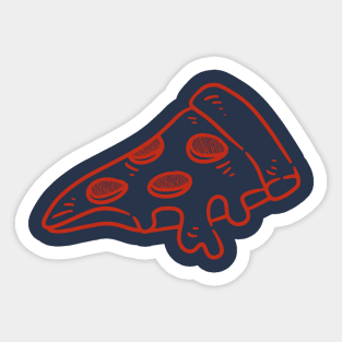 Pizza lovers pepperoni Sticker